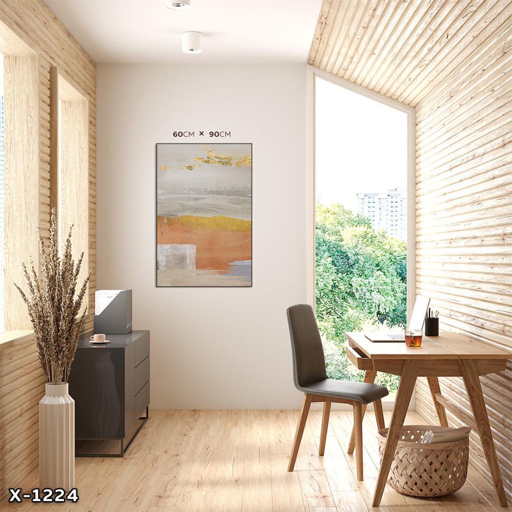 لوحة كانفس رسم تجريدي