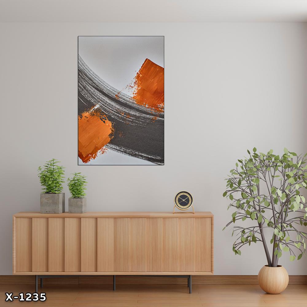 لوحة كانفس رسم تجريدي