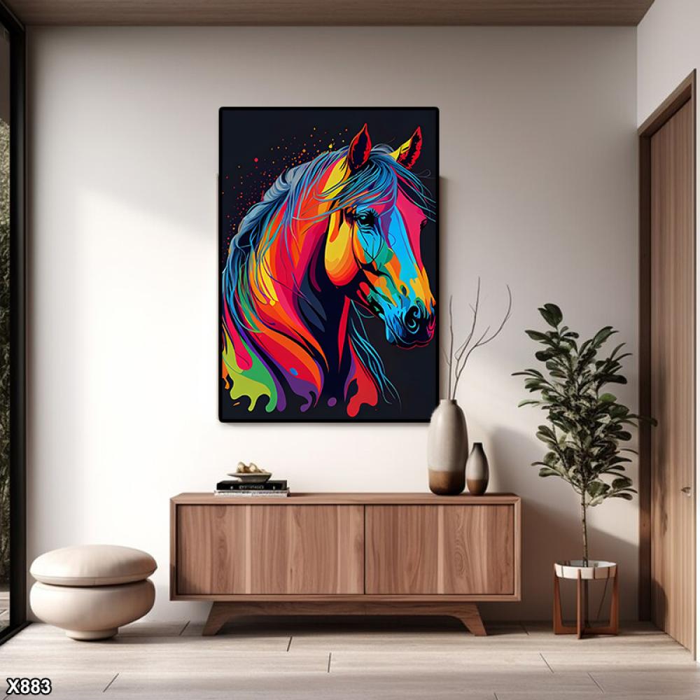 لوحة كانفس خيل