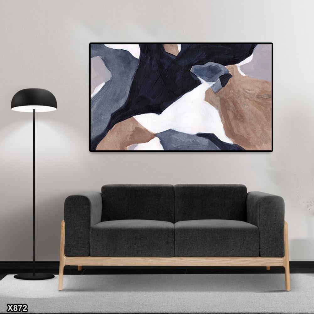 لوحة كانفس رسم تجريدي