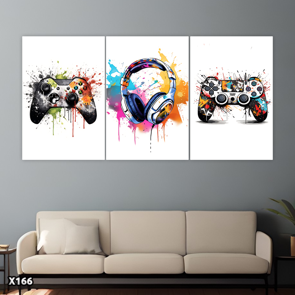 لوحة قيمنق 3 قطع