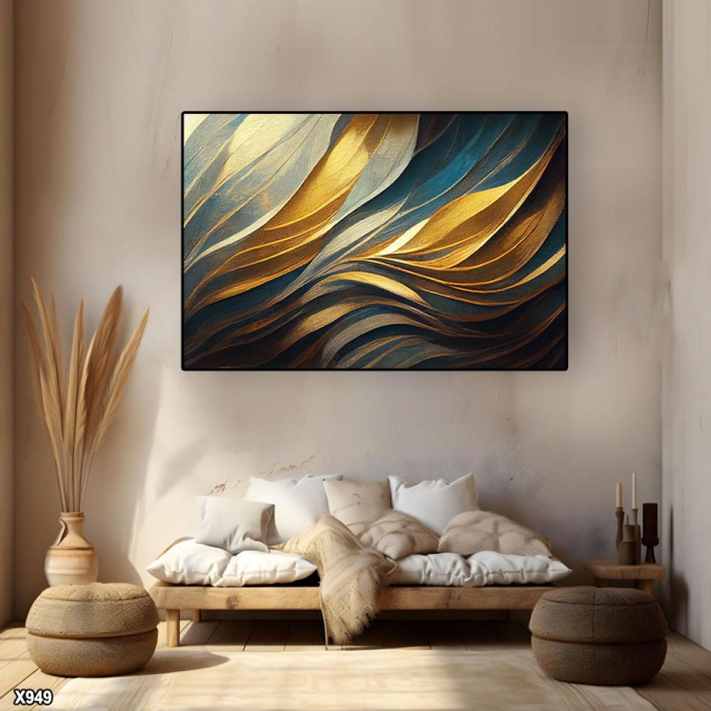 لوحة كانفس رسم تجريدي