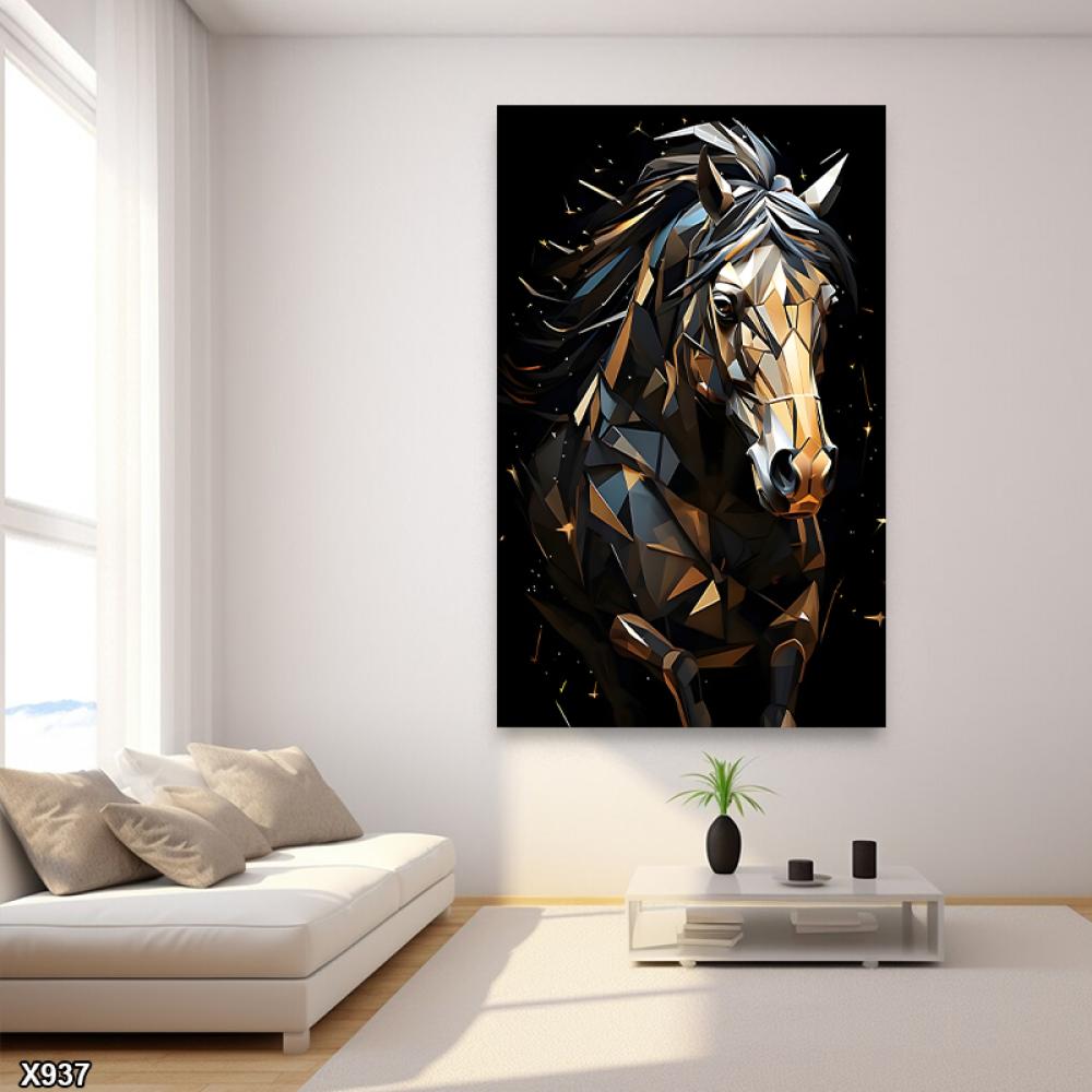 لوحة كانفس خيل
