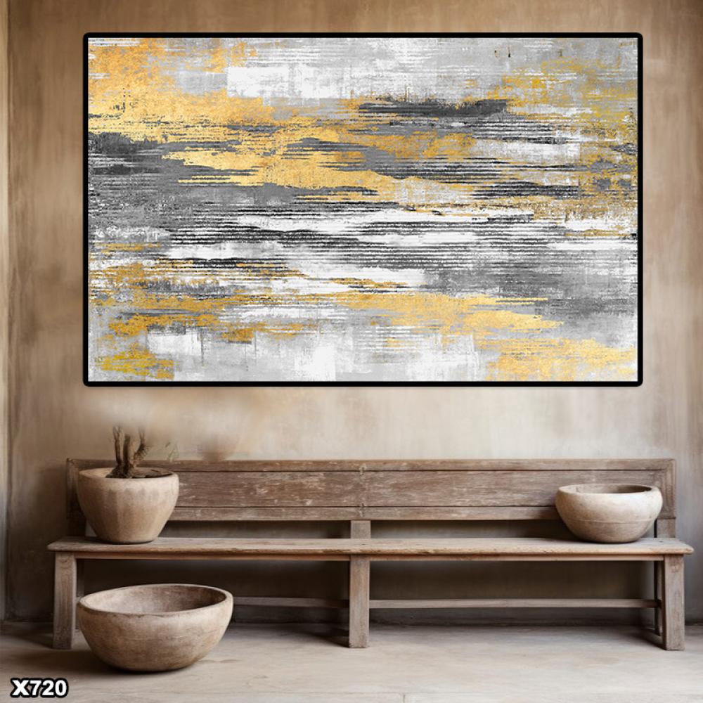 لوحة كانفس رسم تجريدي