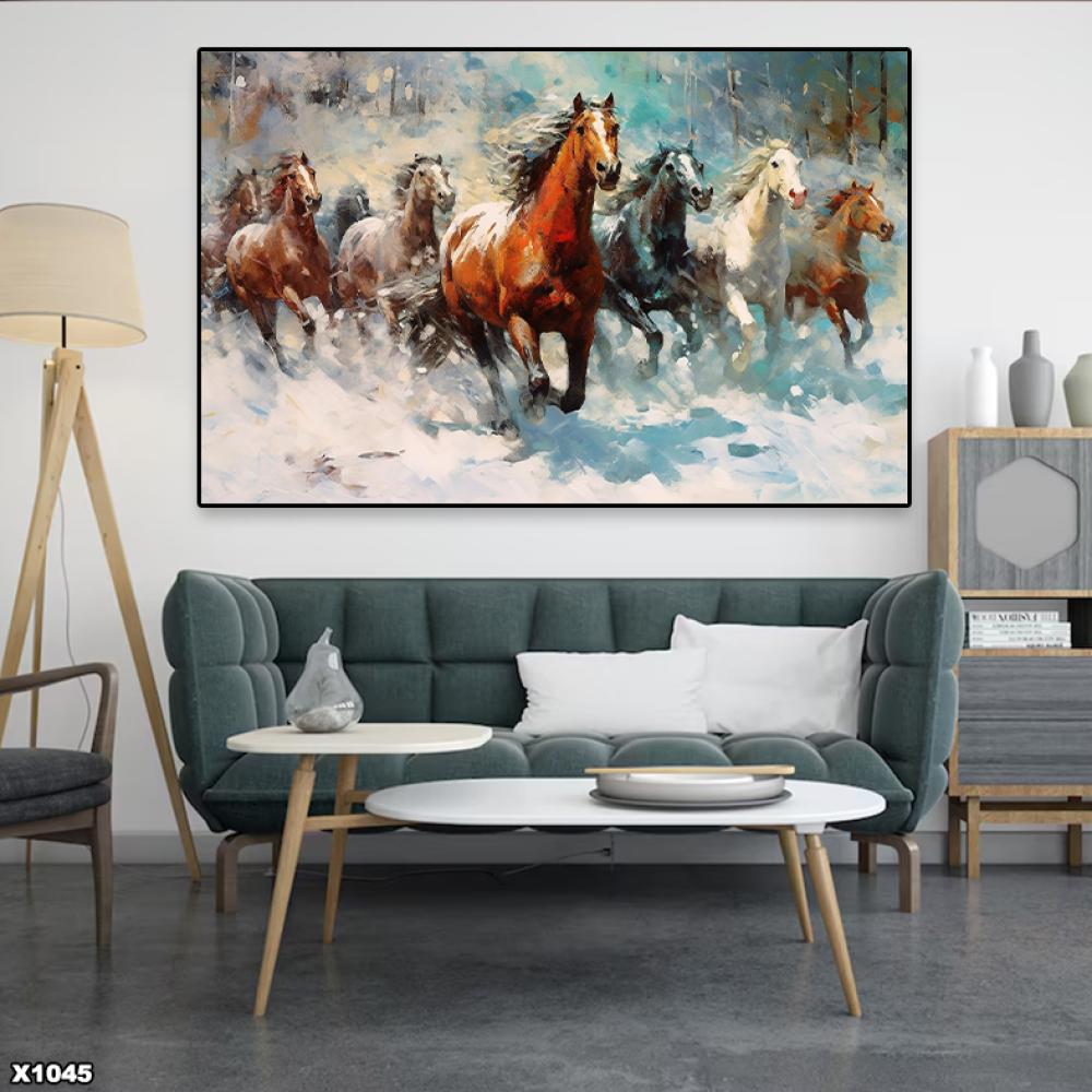 لوحة كانفس خيل