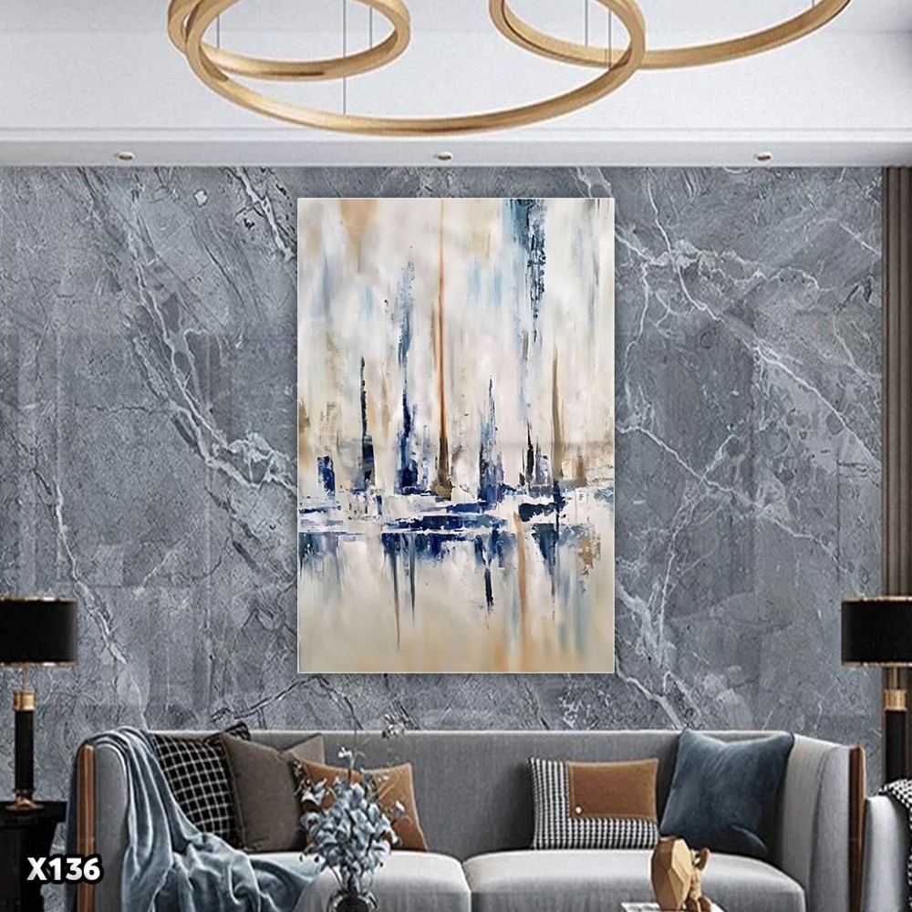 لوحة كانفس رسم تجريدي