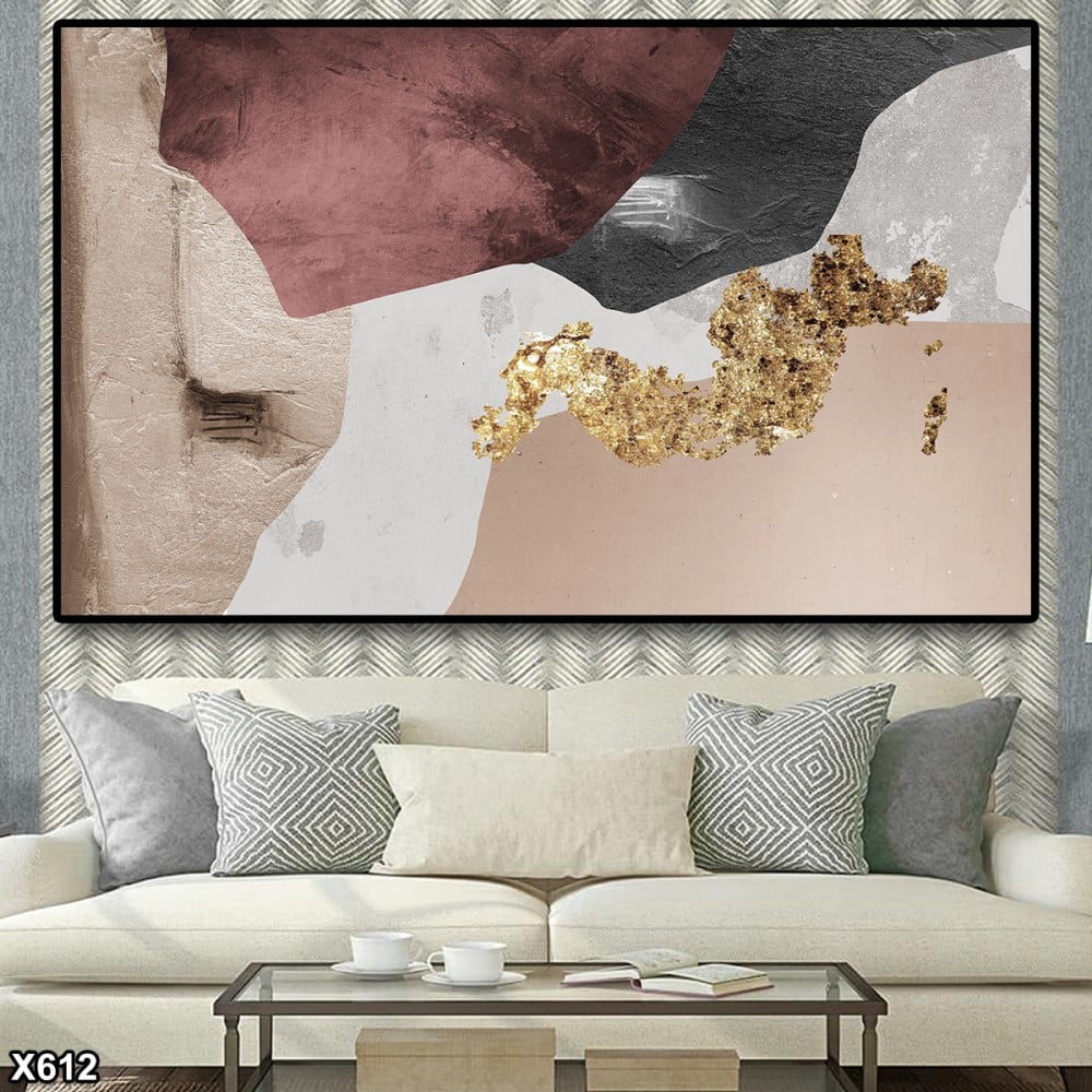لوحة كانفس رسم تجريدي