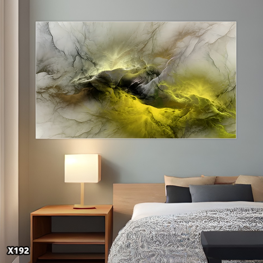 لوحة كانفس رسم تجريدي