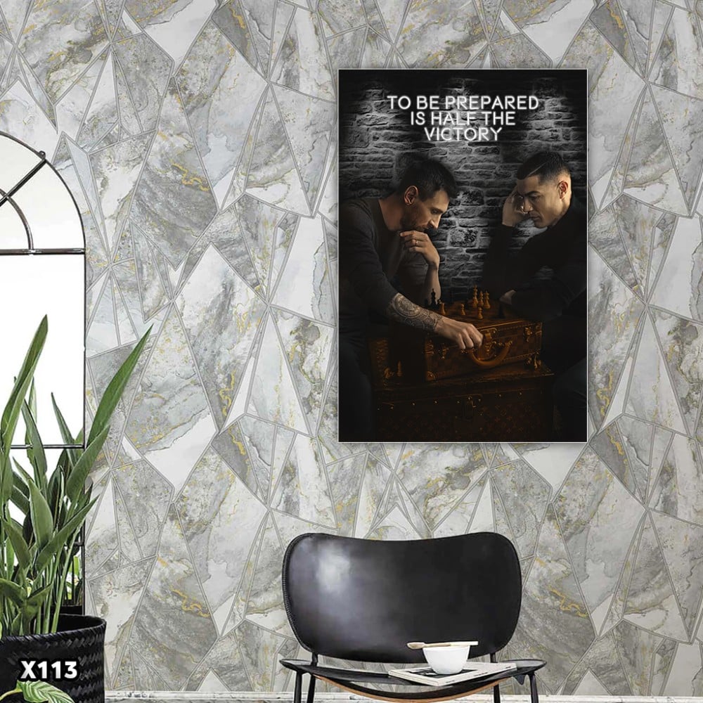 لوحة كانفس ميسي وكريستيانو