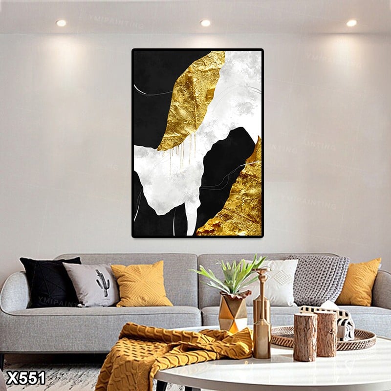 لوحة كانفس رسم تجريدي