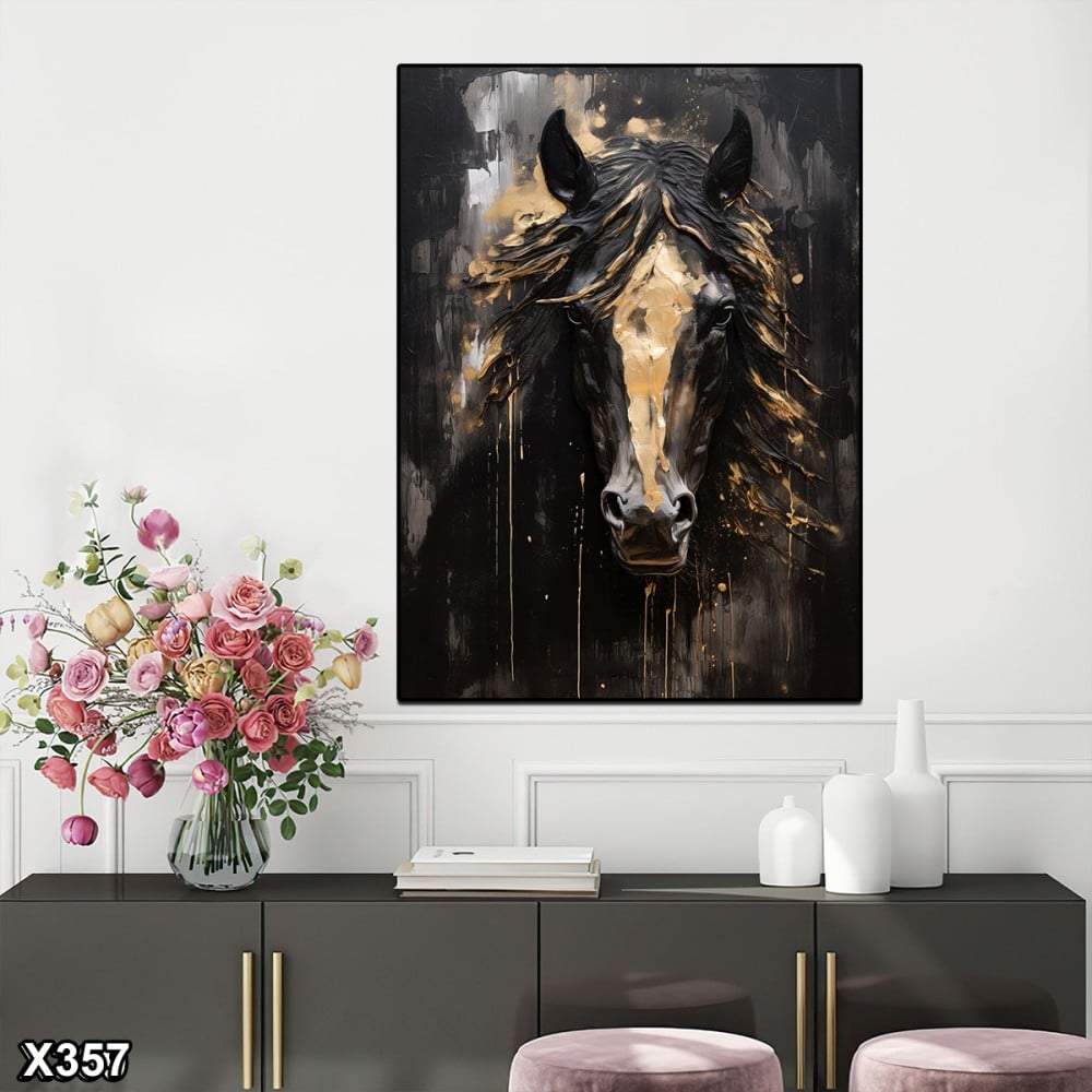 لوحة كانفس خيل