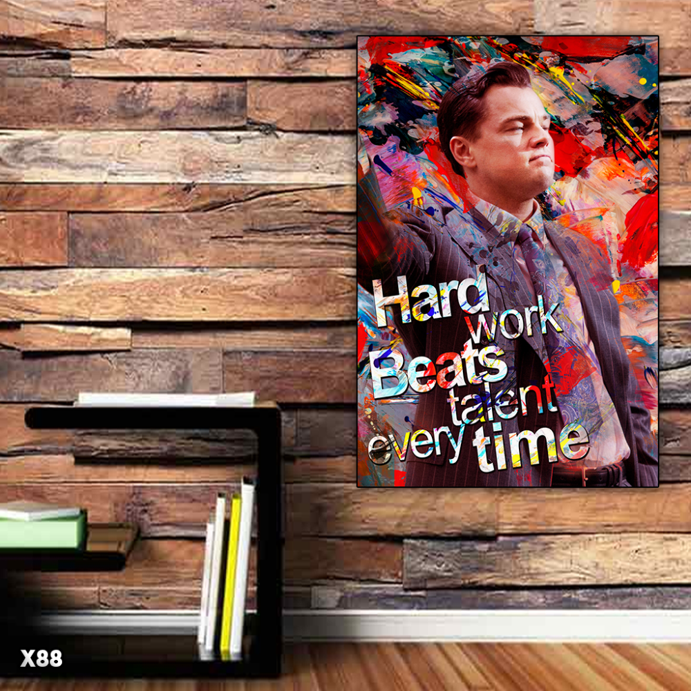 لوحة كانفس wolf of wall street