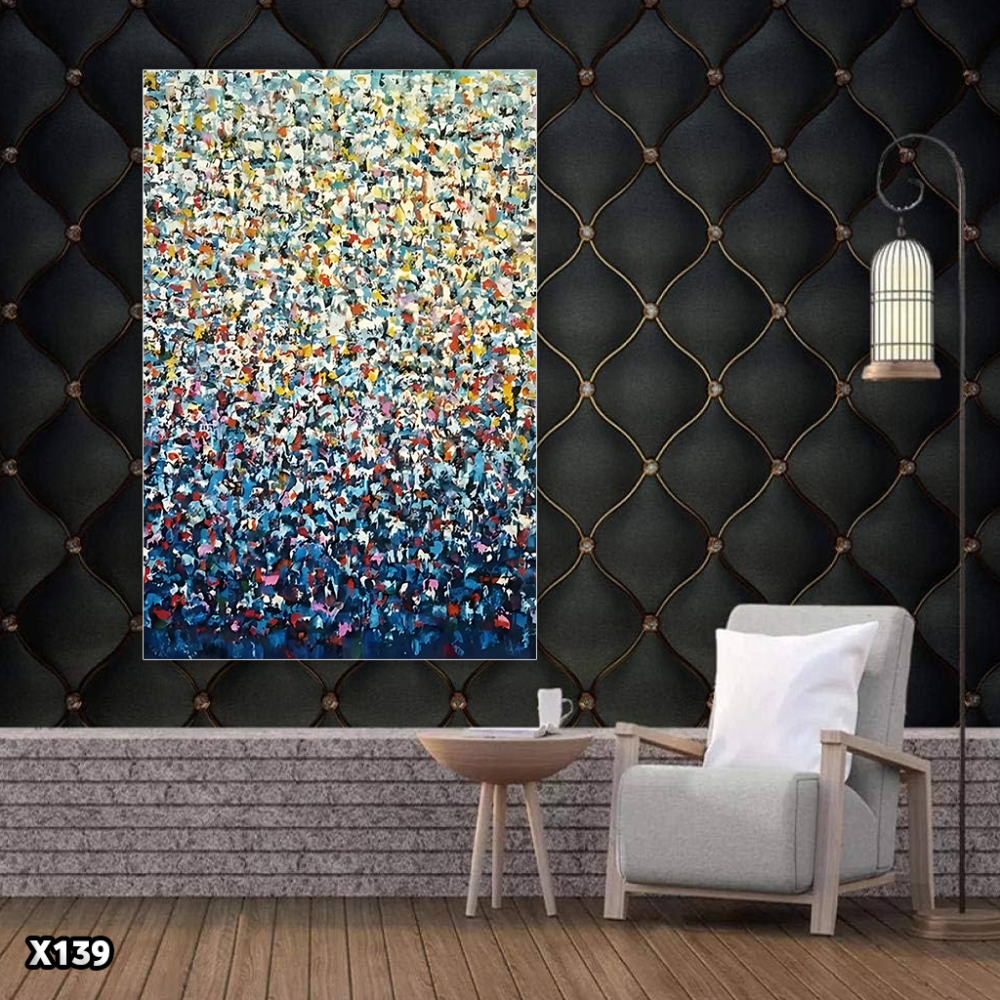 لوحة كانفس رسم تجريدي