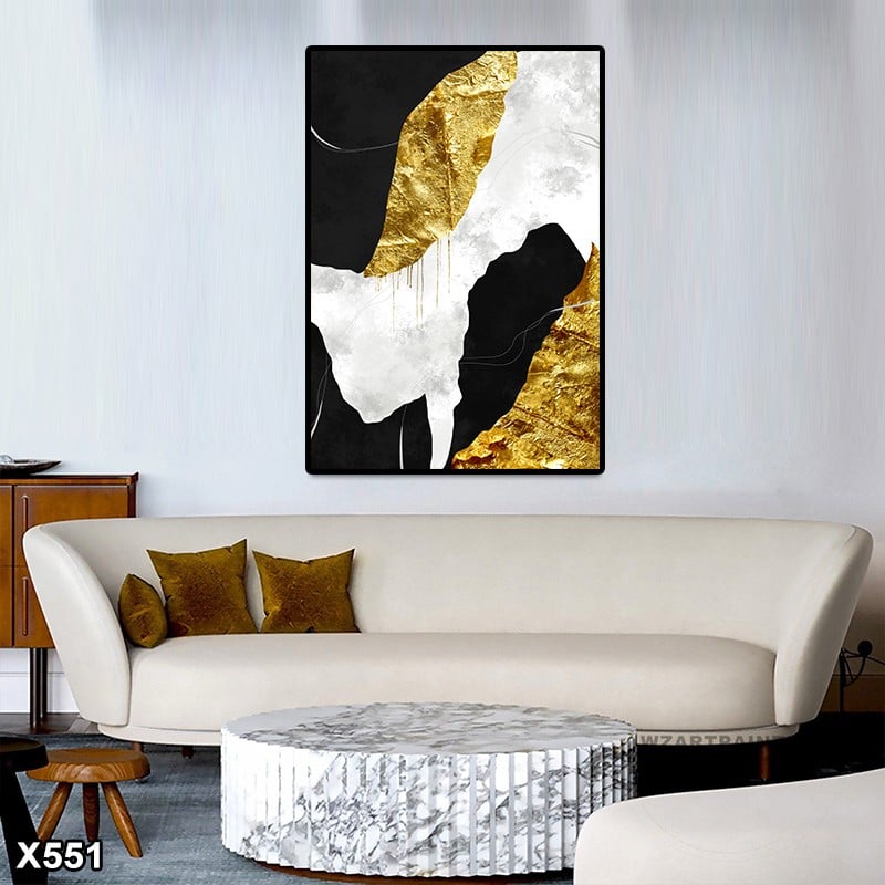 لوحة كانفس رسم تجريدي