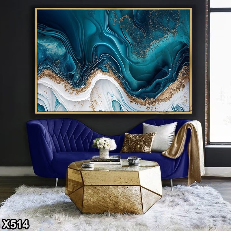 لوحة كانفاس رسم تجريدي