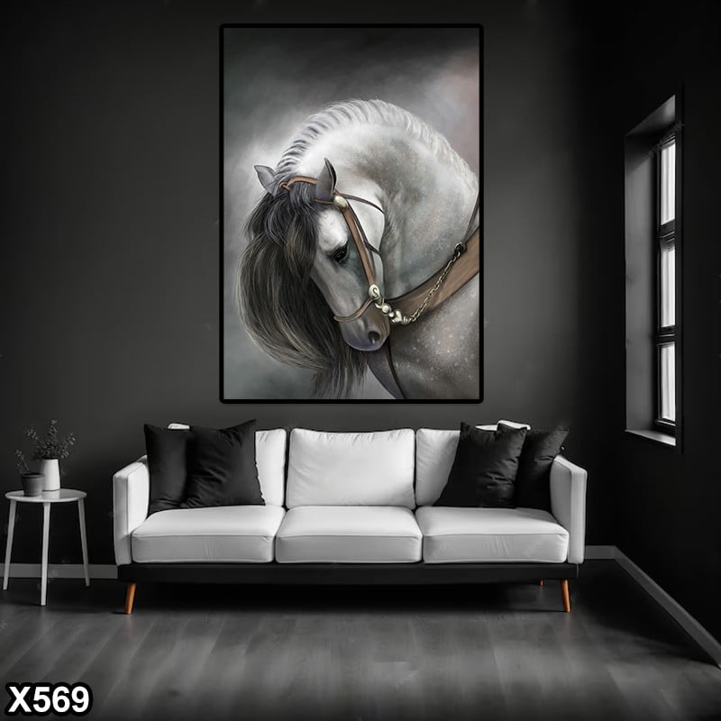 لوحة كانفس خيل