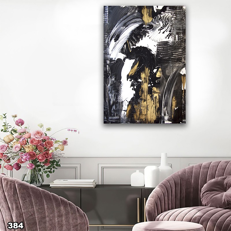 لوحة كانفس رسم تجريدي