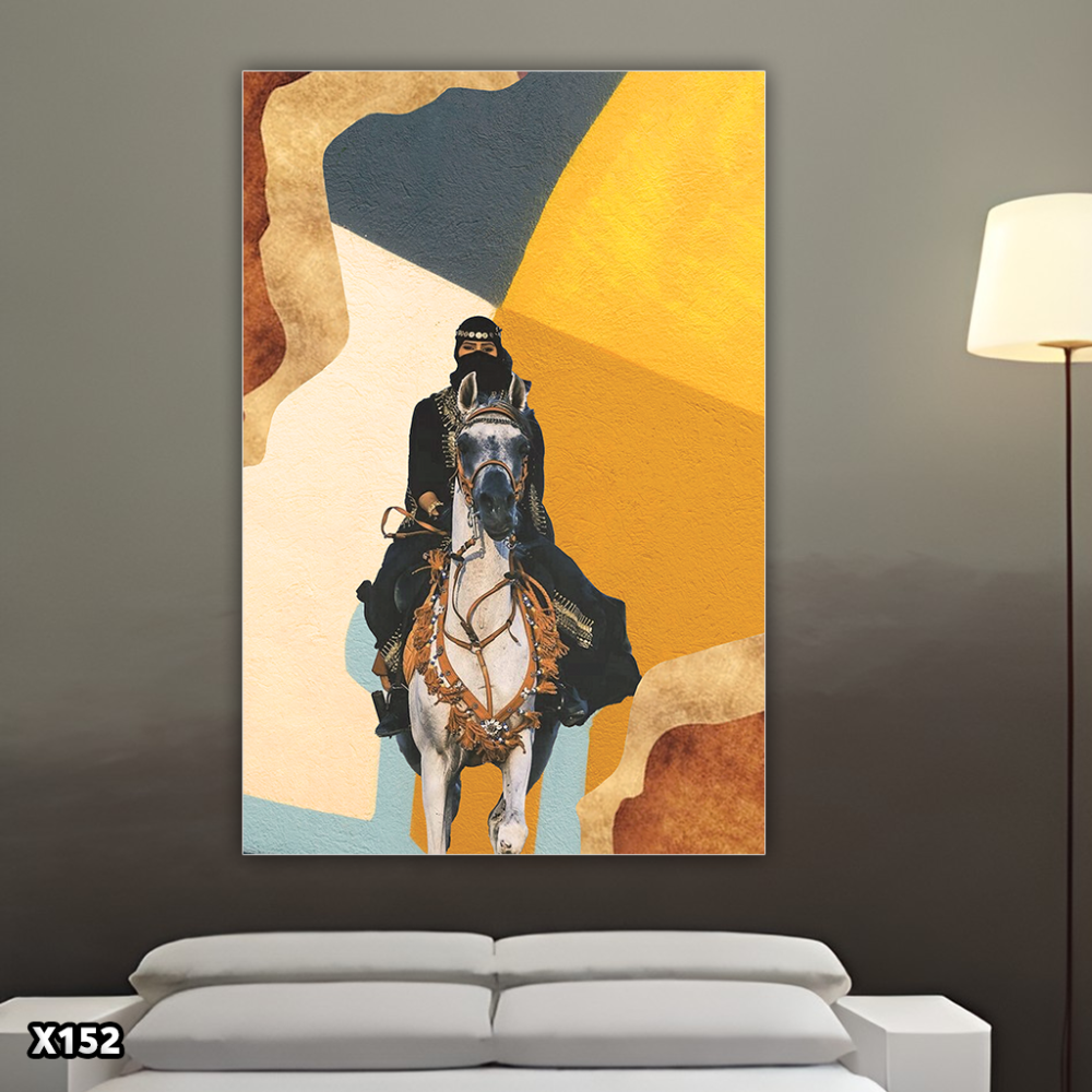 لوحة كانفس خيالة عربية