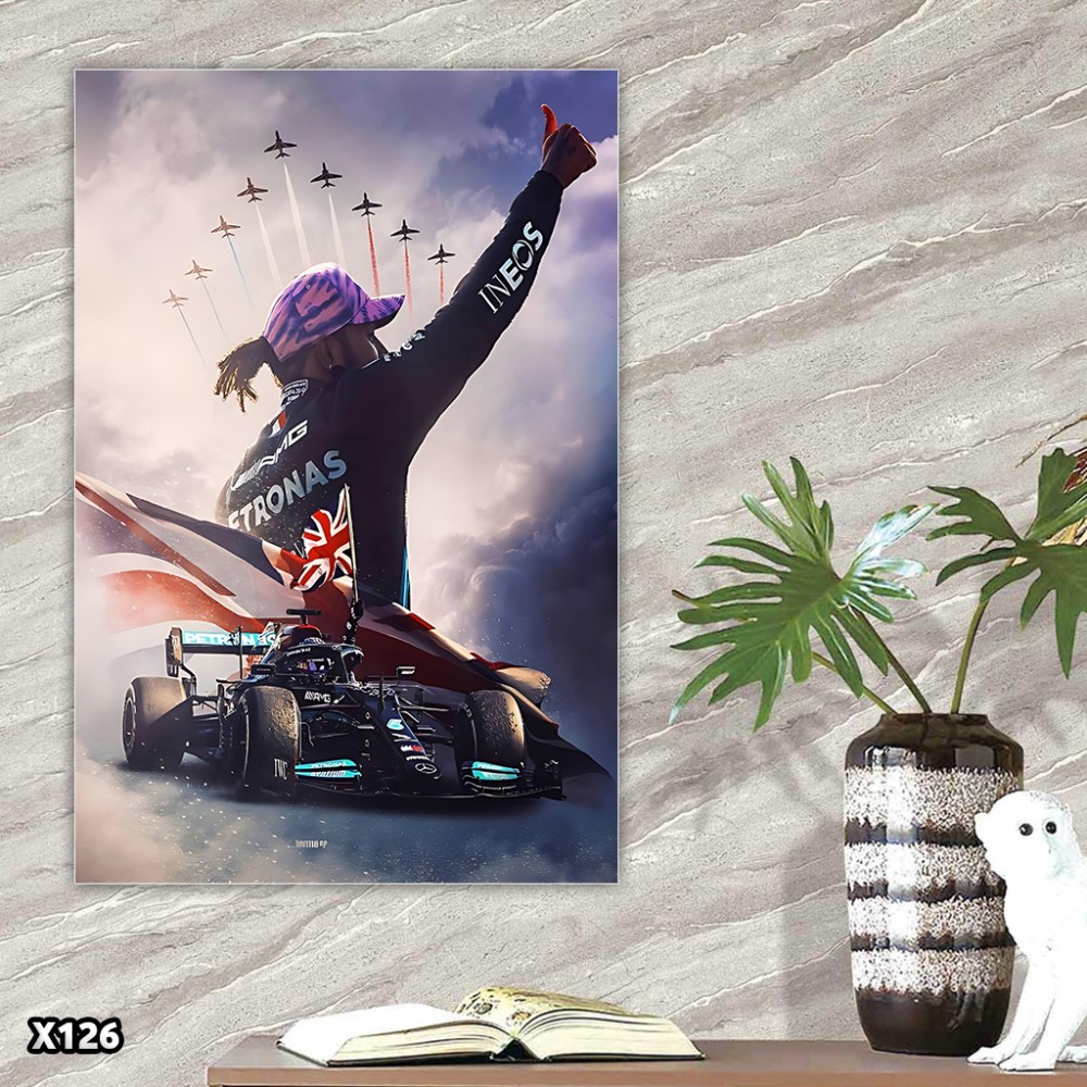 لوحة كانفس لويس هاميلتون