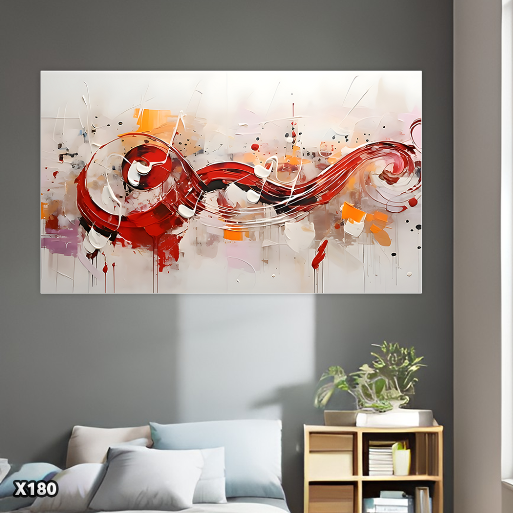 لوحة كانفس رسم التجريدي