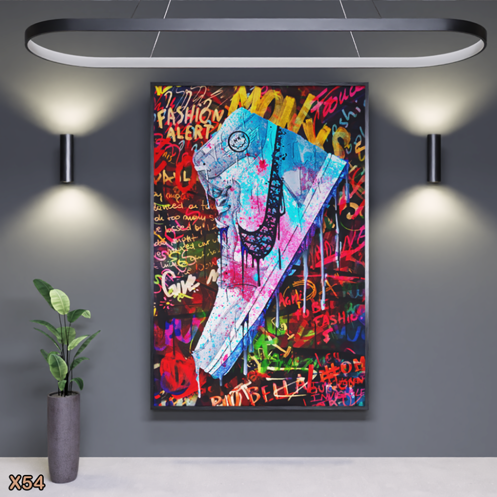 لوحة كانفاس حذاء جوردن