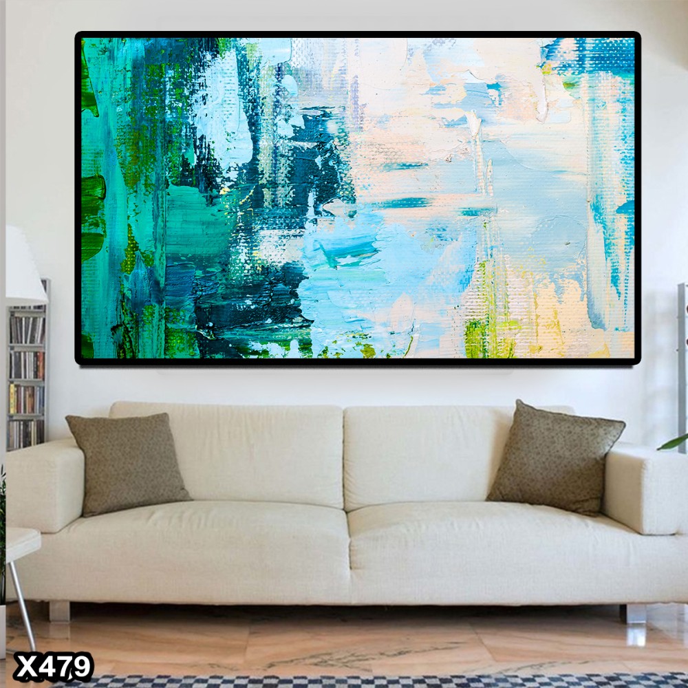 لوحة كانفاس رسم تجريدي