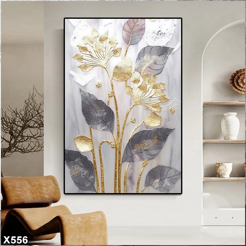 لوحة كانفس رسم تجريدي