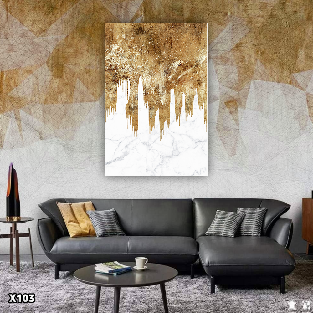 لوحة كانفس رسم تجريدي