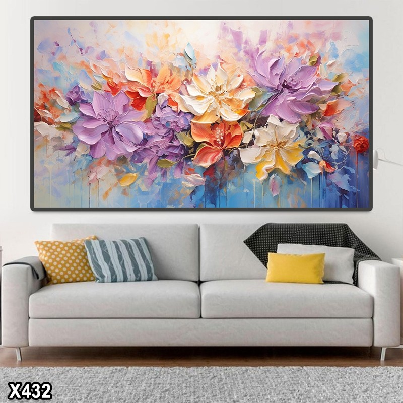 لوحة كانفاس رسم تجريدي