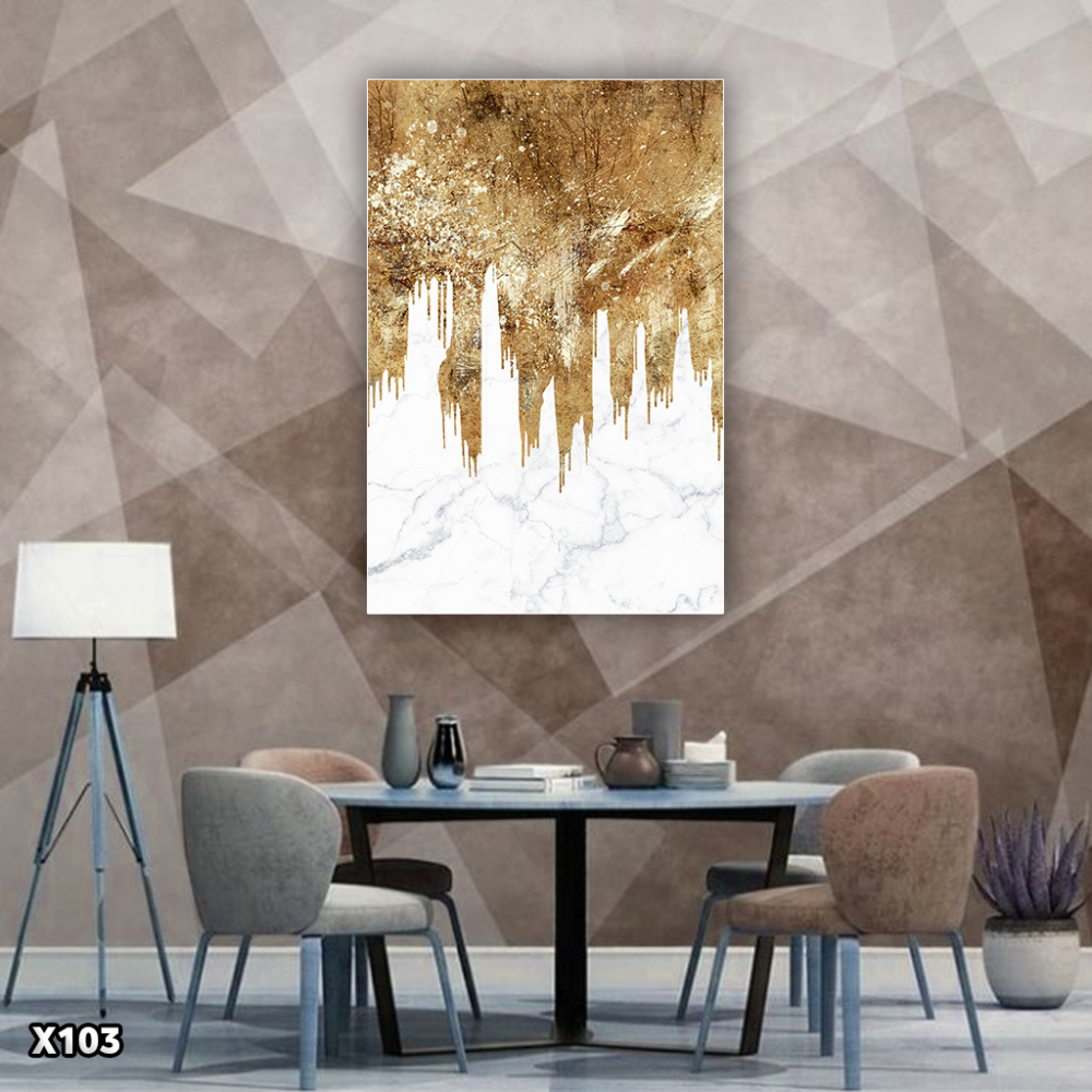 لوحة كانفس رسم تجريدي