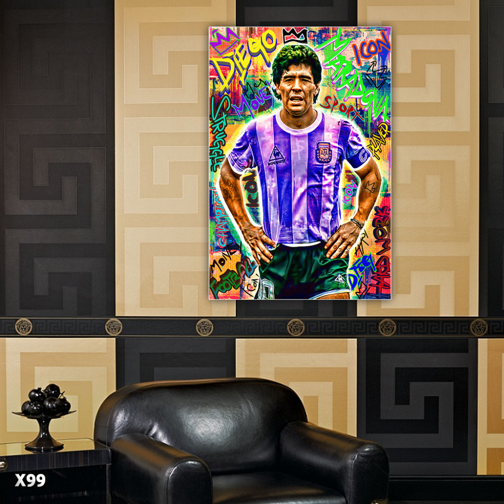 لوحة كانفس مارادونا