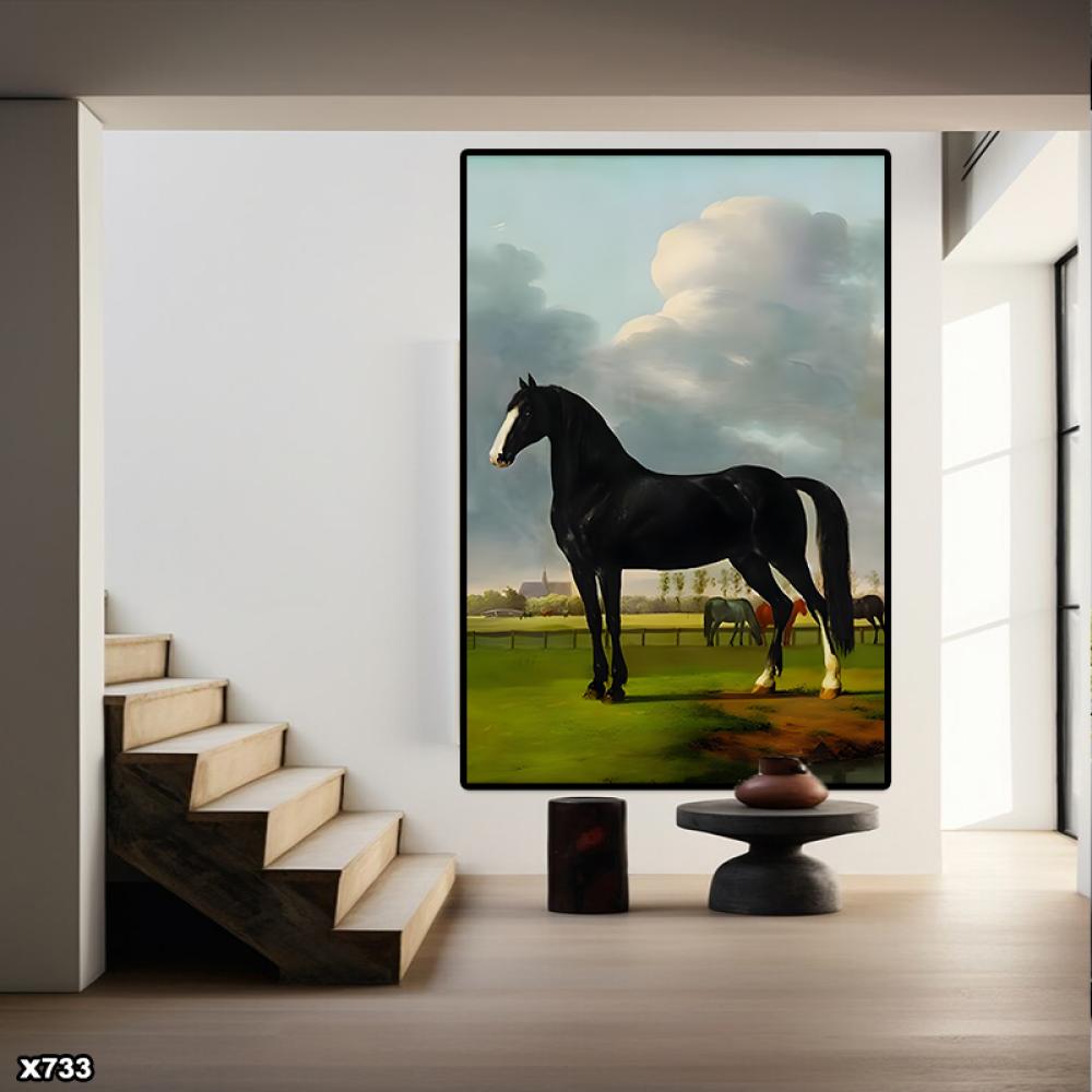 لوحة كانفس خيل