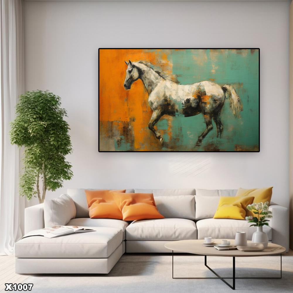 لوحة كانفس خيل