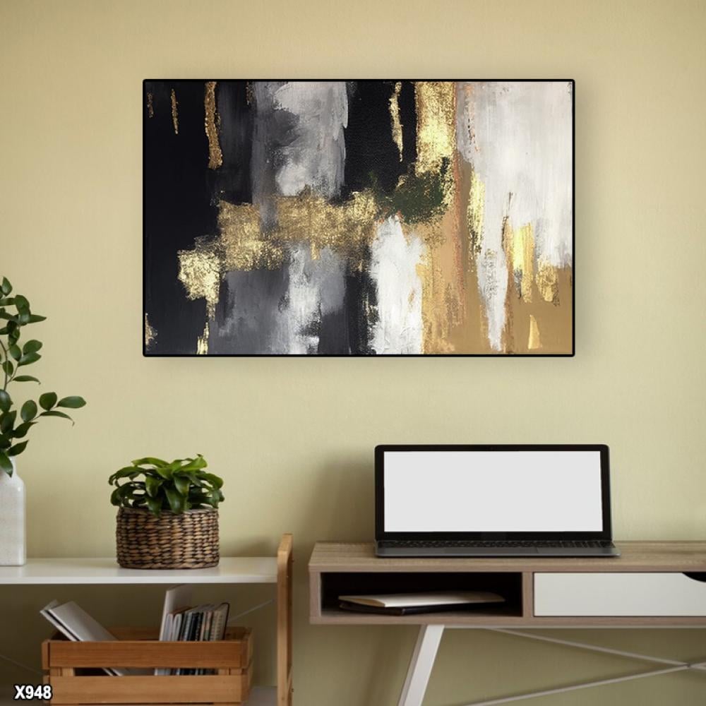 لوحة كانفس رسم تجريدي