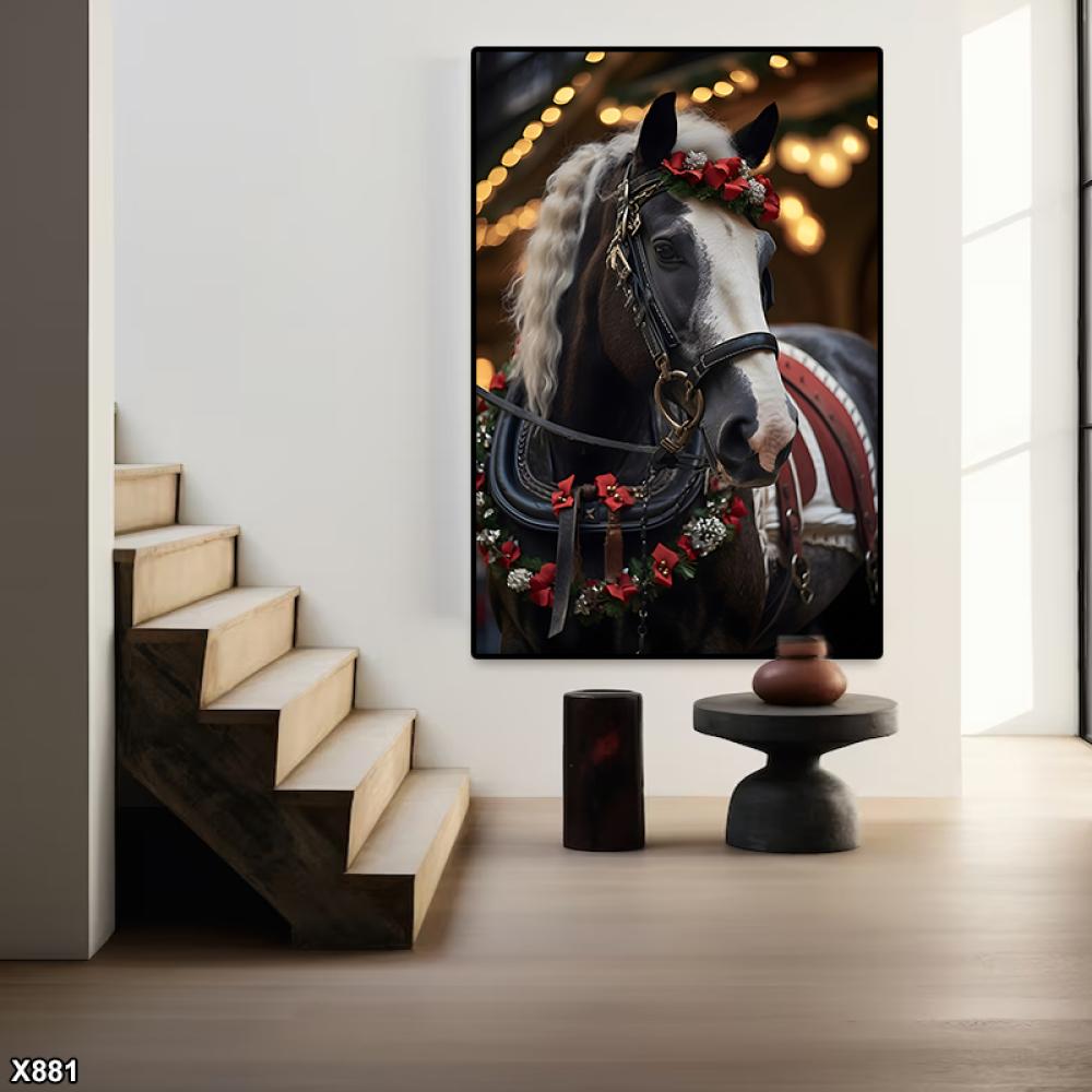 لوحة كانفس خيل