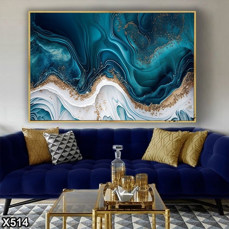 لوحة كانفاس رسم تجريدي