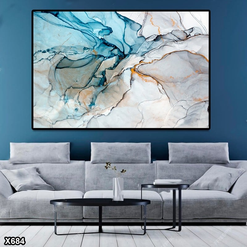 لوحة كانفس رسم تجريدي