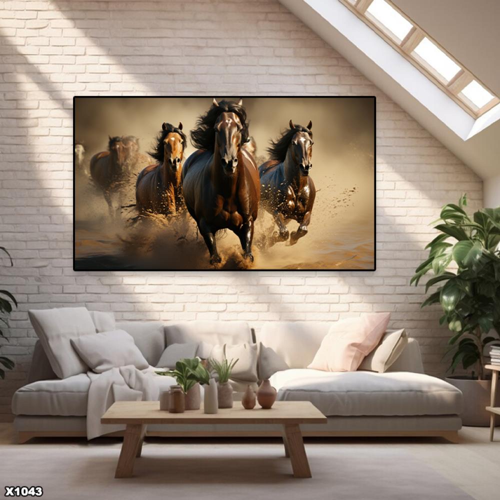 لوحة كانفس خيل