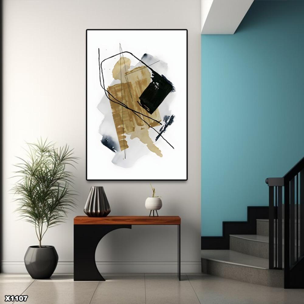 لوحة كانفس رسم تجريدي