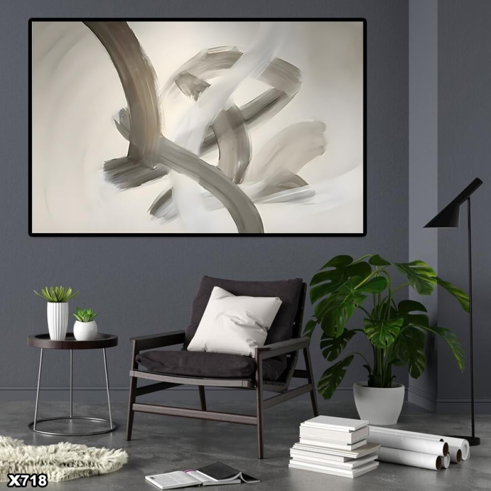 لوحة كانفس رسم تجريدي