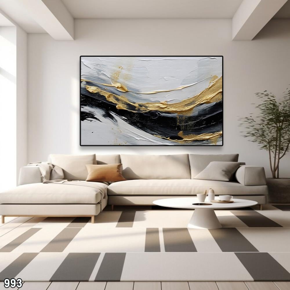 لوحة كانفس رسم تجريدي