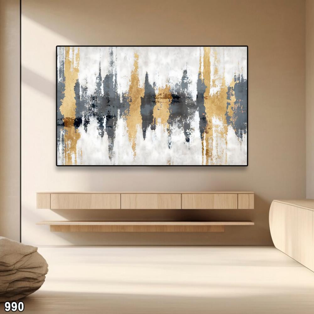 لوحة كانفس رسم تجريدي