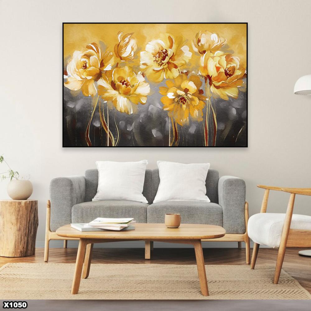 لوحة كانفس رسم تجريدي