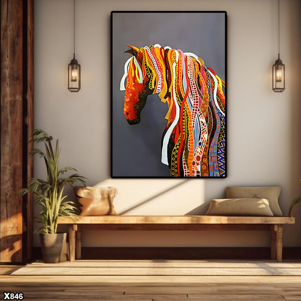 لوحة كانفس خيل