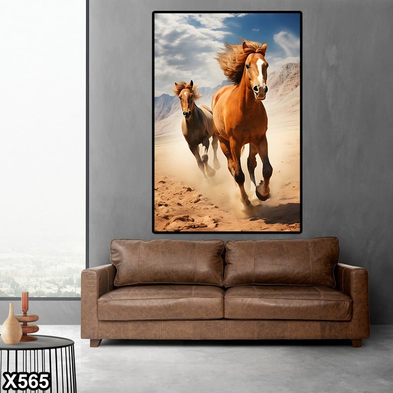 لوحة كانفس خيل