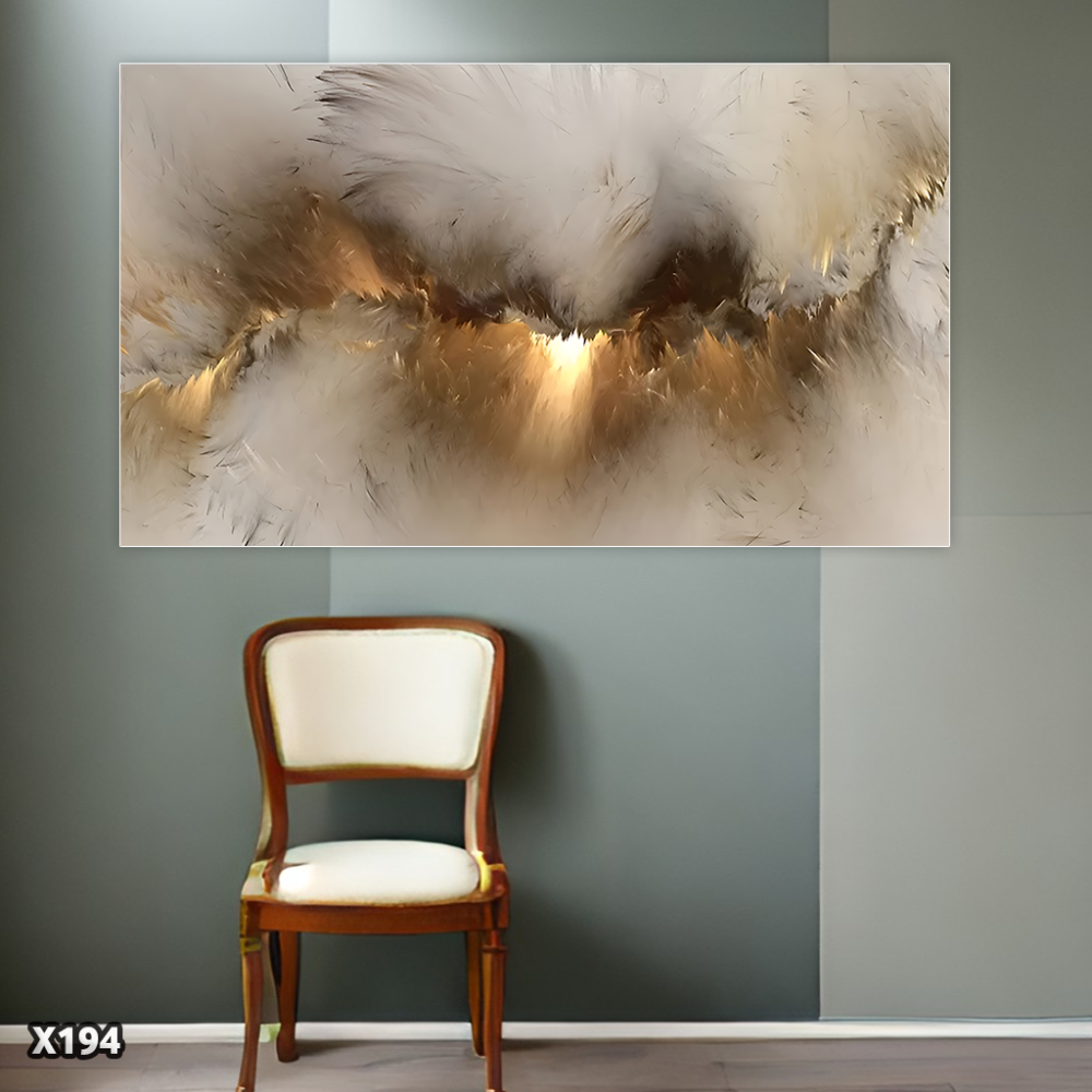 لوحة كانفس رسم تجريدي