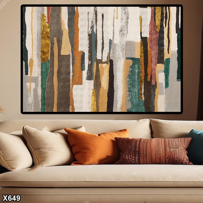 لوحة كانفس رسم تجريدي