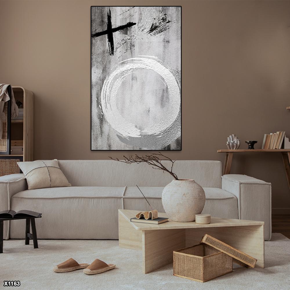 لوحة كانفس رسم تجريدي