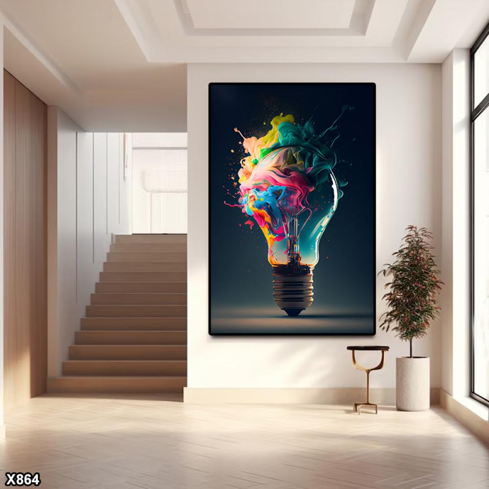 لوحة كانفس مربعة جرافيك