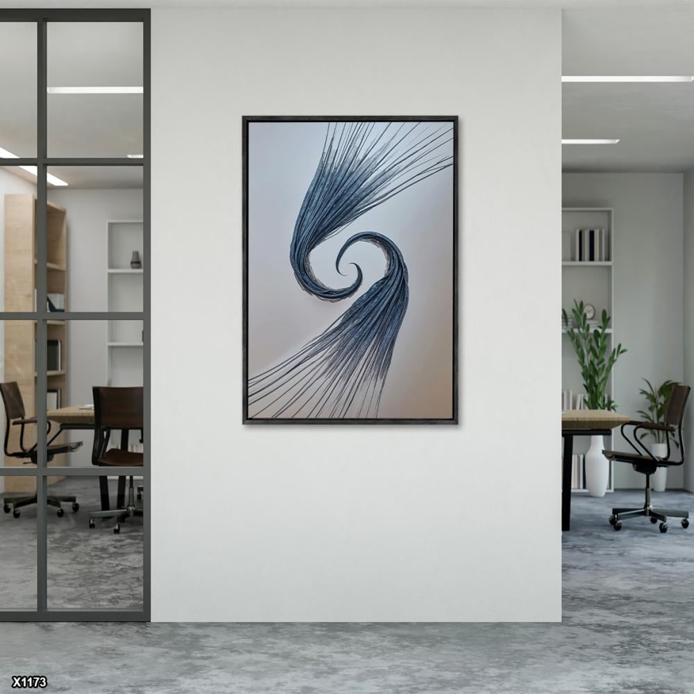 لوحة كانفس رسم تجريدي